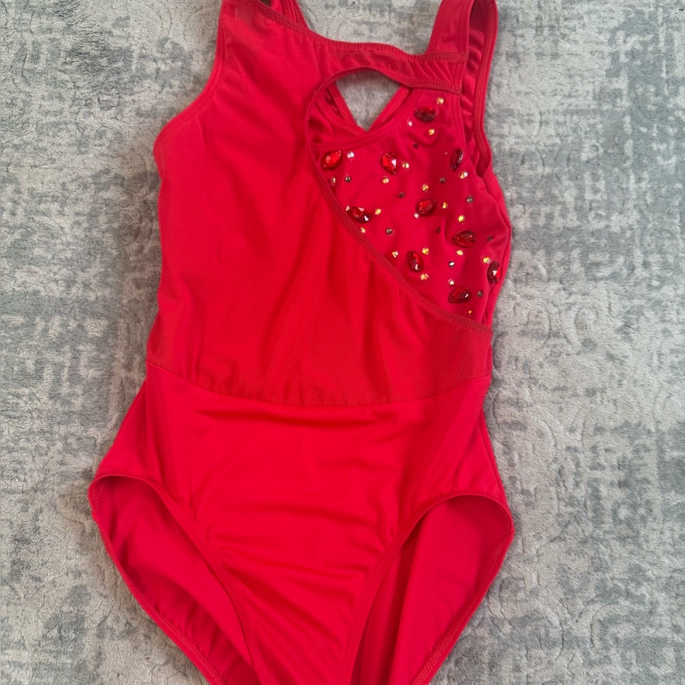 Balera Vibrant Red Dance Leotard